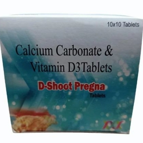 D-Shoot Pregna Calcium Carbonate Vitamin D3 Tablets