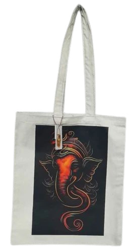 Handled Printed Cotton Bag