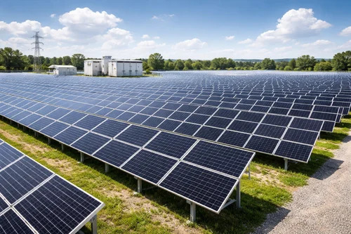 Industrial Solar Power Plant