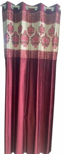 Printed Satin Door Curtain