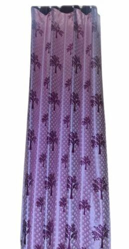 Purple Polyester Door Curtain