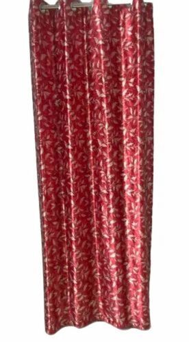 Red Printed Door Curtain