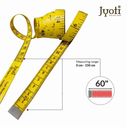 Tailor Measuring Tape - Color: Yellow