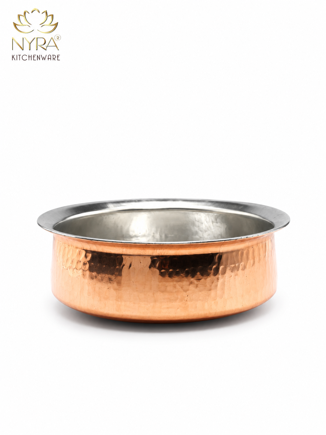 Copper Kadai By Nyra Kitchenware