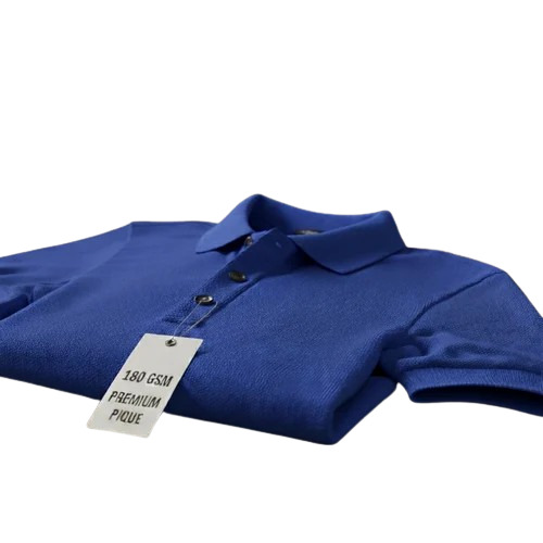 Men Blue Polo T Shirt