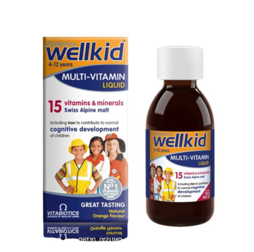 Wellkid Vitabiotics Multivitamin Liquid 150Ml - Life Span: 2029