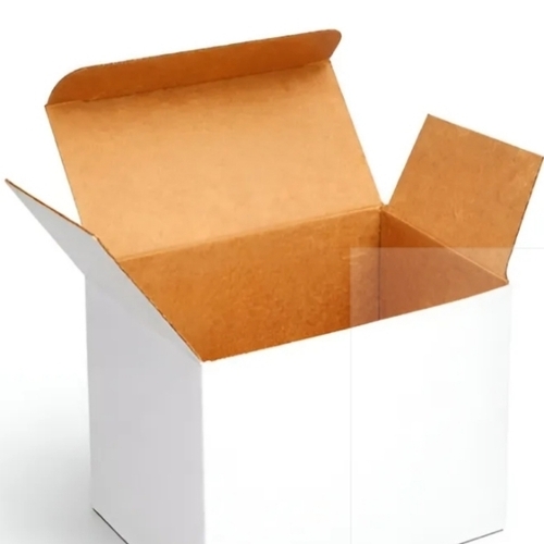 White Corrugated Box