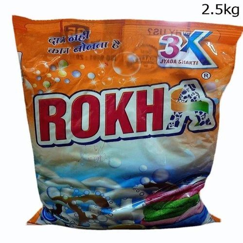 2.5kg Rokha Detergent Powder - White, Jasmine Fragrance | Eco-Friendly, Machine Wash, Soft Water