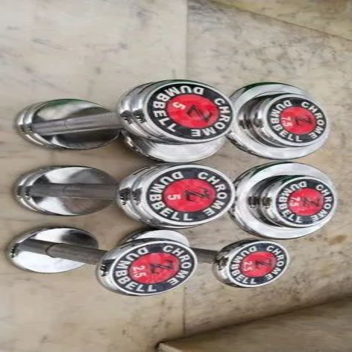 5 Kg Steel Chrome Dumbbells