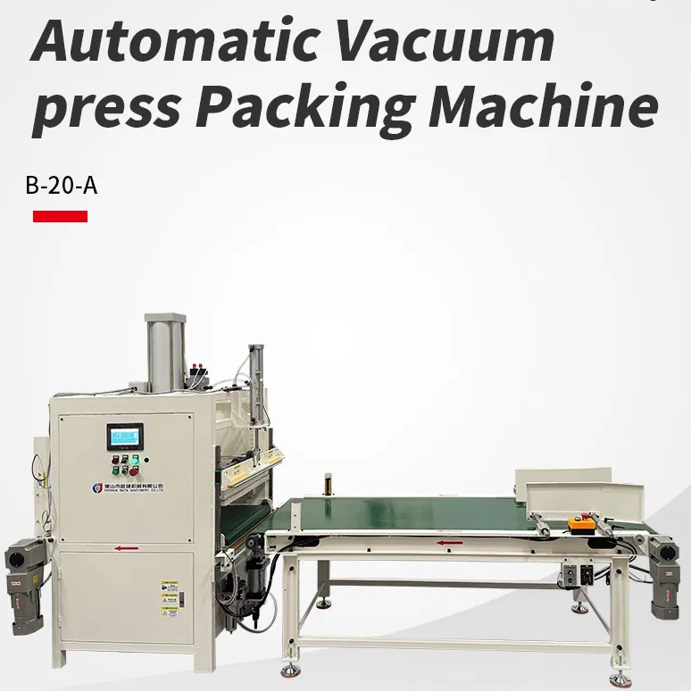 Automatic Pillow Compression Vacuum Seal Packaging Machine Compressor Sealer Memory Foam - Color: White