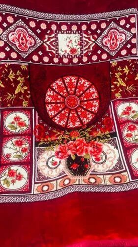 Designer Red Polyester Blanket