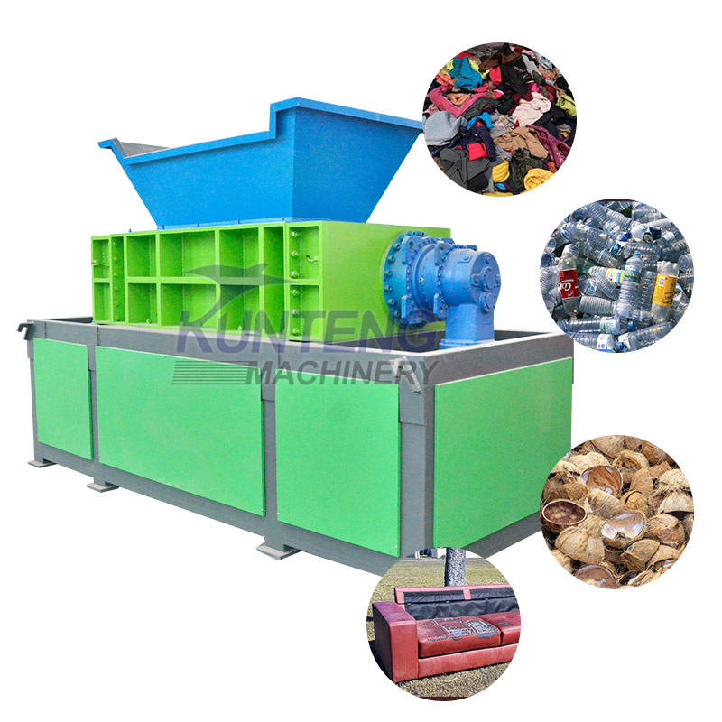 Double Shaft Waste Shredding Machine Wood Metal Plastic Shredder Machine - Capacity: 1-5 T/Hr