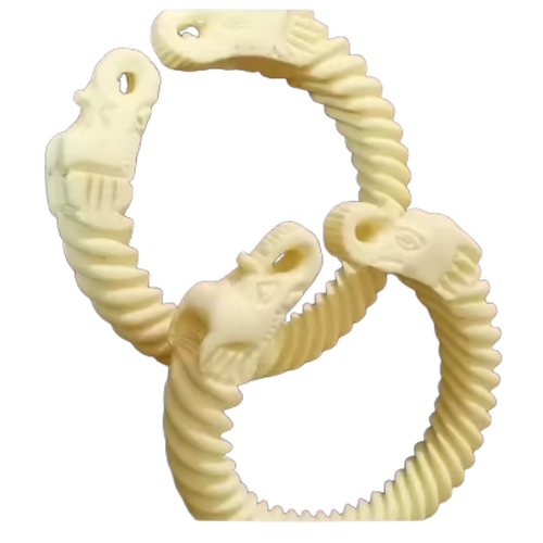Hand Carved Elephant Bangle