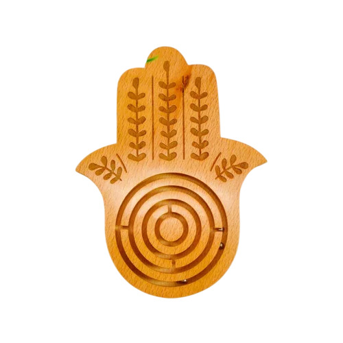 Hand Structured Wooden Puzzle Game