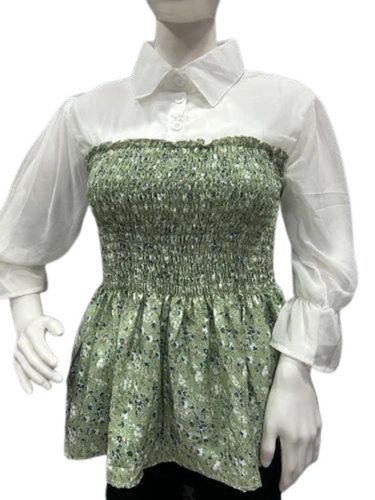 Ladies Collar Neck Frock Top