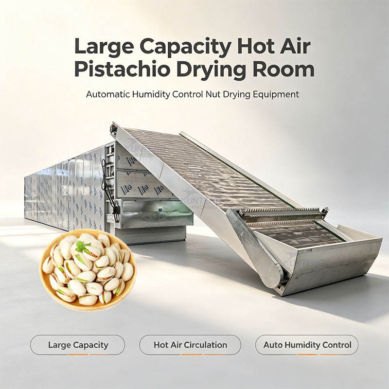 Large Capacity Pistachio Drying Room Automatic Humidity Control Nut Drying Equipment For Dry Fruit Processing Workshop Factory - Capacity: Customized Kg/hr
