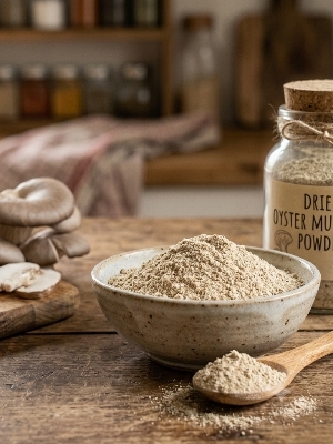 Oyster Mushroom Powder - Color: Cream Color