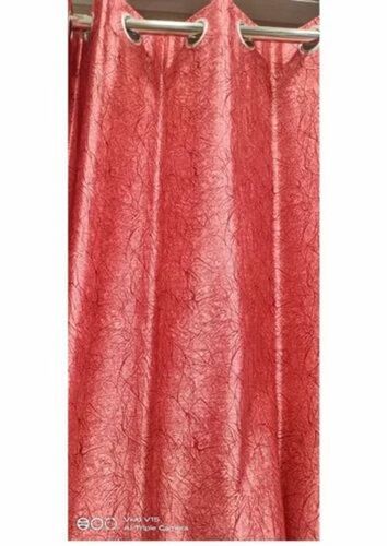 Printed Red Polyester Curtain