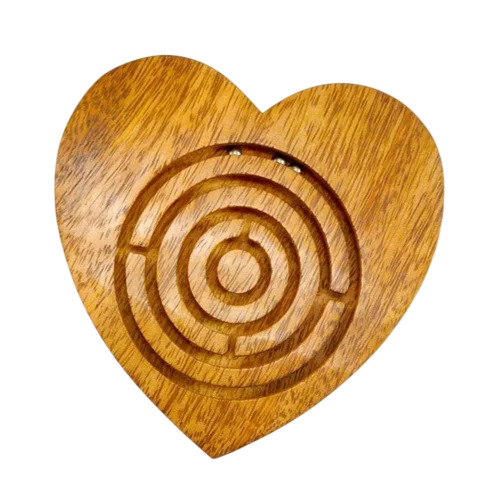 Wooden Heart Shaped Puzzle Game