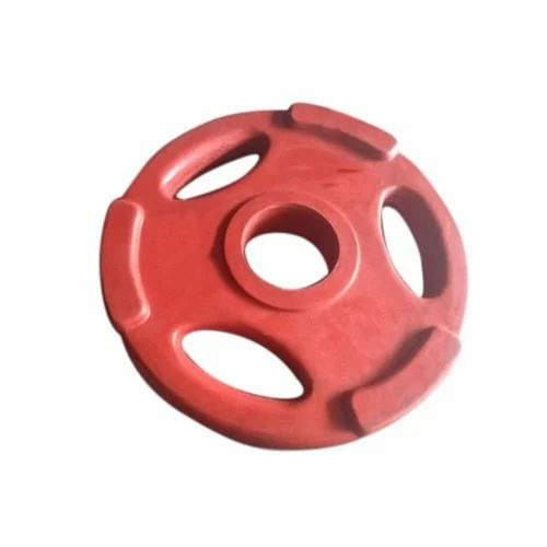 2.5 Kg Red Rubber Weight Plates