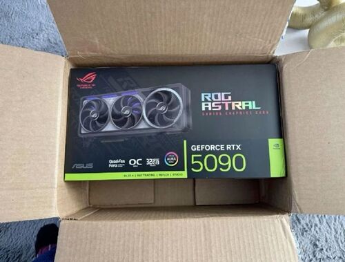 Asus Astral RTX 5090 LC GPU No Core And VRAM