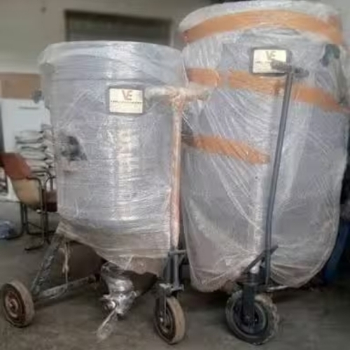 Belt conveyor type shot blasting machine
