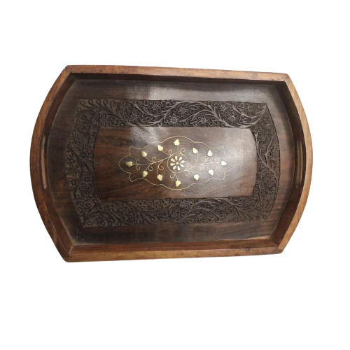 Handmade Wooden Carving Tray