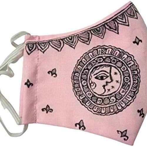 Madhubani Painting Face Masks