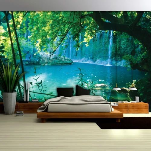 Pvc Bedroom Wallpaper
