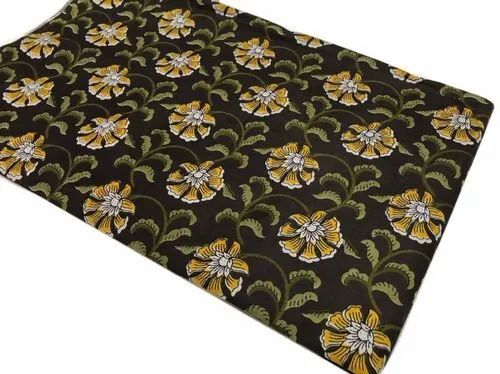 Flower Printed Cotton Fabric