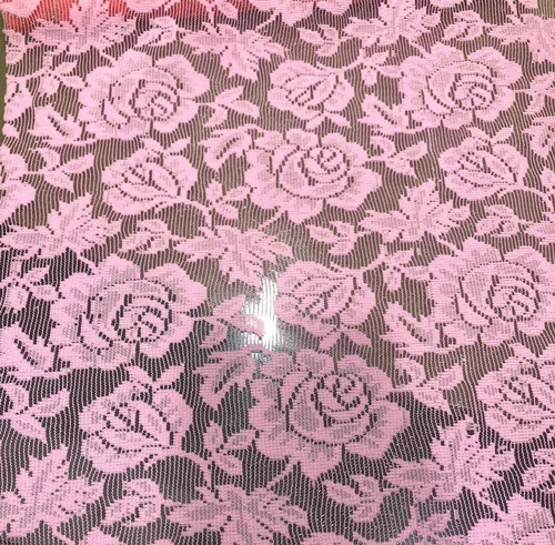 Jacquard Lace Fabric - Color: Pink