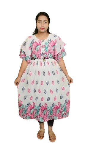 Multicolor Printed Rayon Kurti
