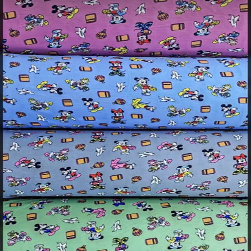 Snowfall Lycra Fabric