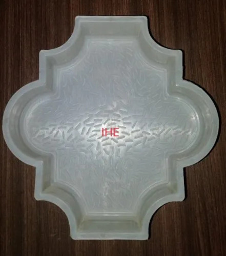 White Interlocking Paver Block Mould