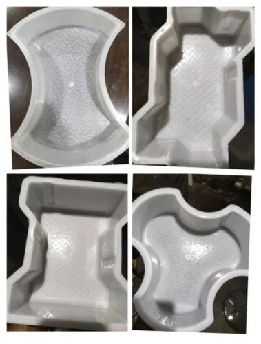 White Plastic Paver Mould