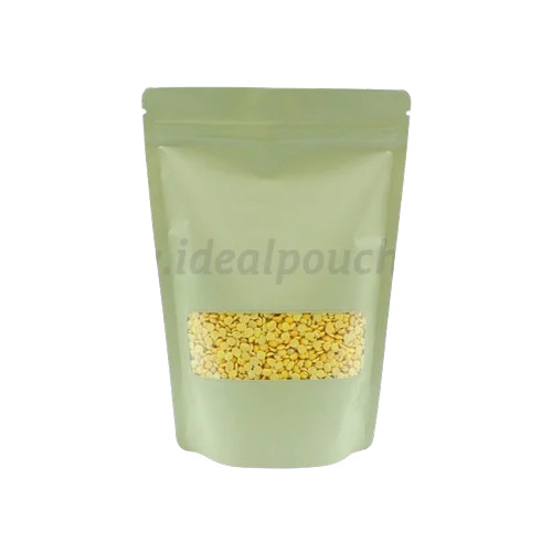 Color Plain Stand Up Zipper Pouch