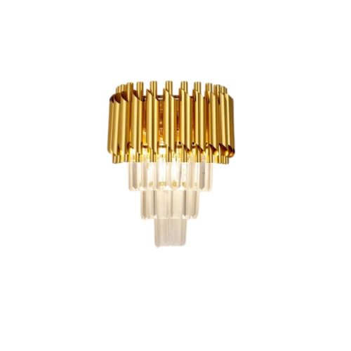 Crystal Golden Mamba Wall Light