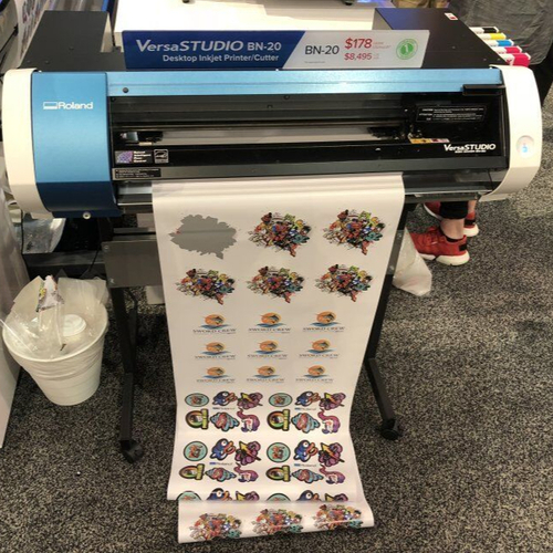 Desktop Inkjet Printer Cutter - Gross Power: Yes