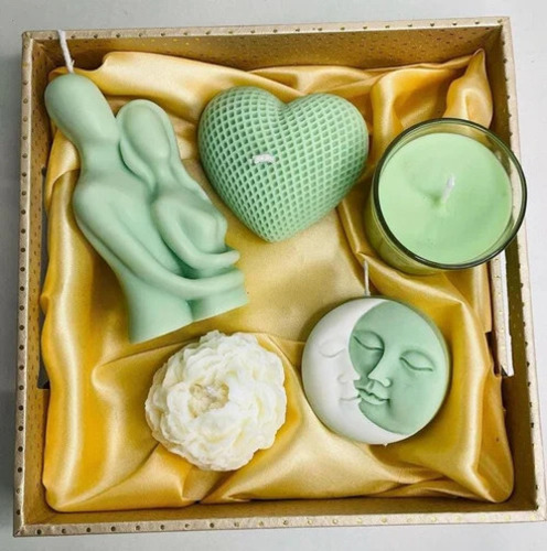 Green Candle Set