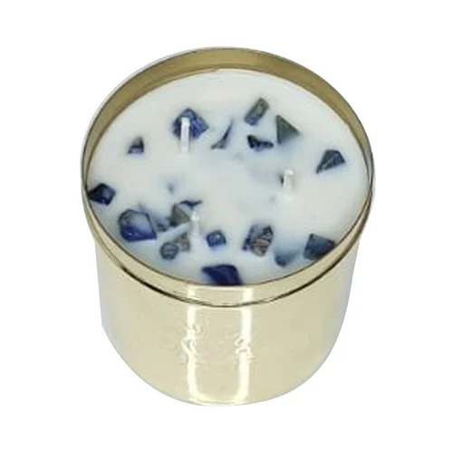Metal Hammered Candle