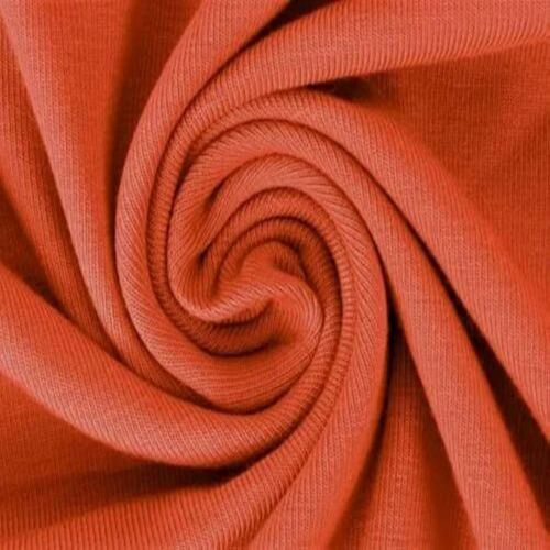 Orange Polyester Lycra Fabric