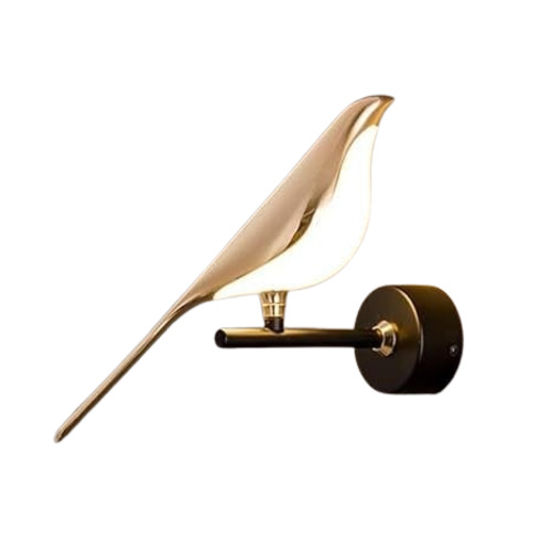 Pqg Golden Bird Wall Light