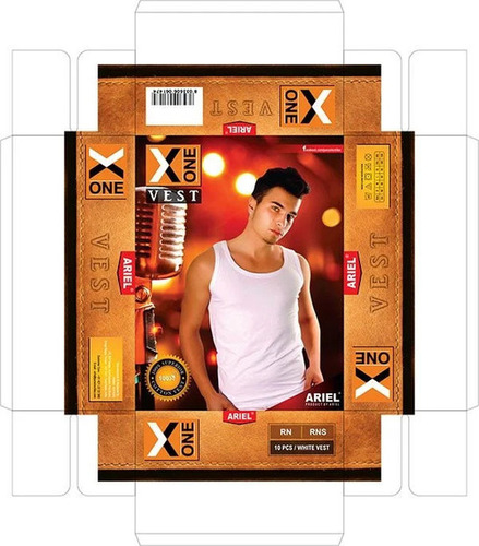 Rectangular Mens Innerwear Packaging Box