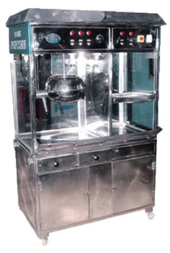 Silver Popcorn Machine (400 G)