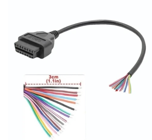 16 Pin Obd Cable Female Connector