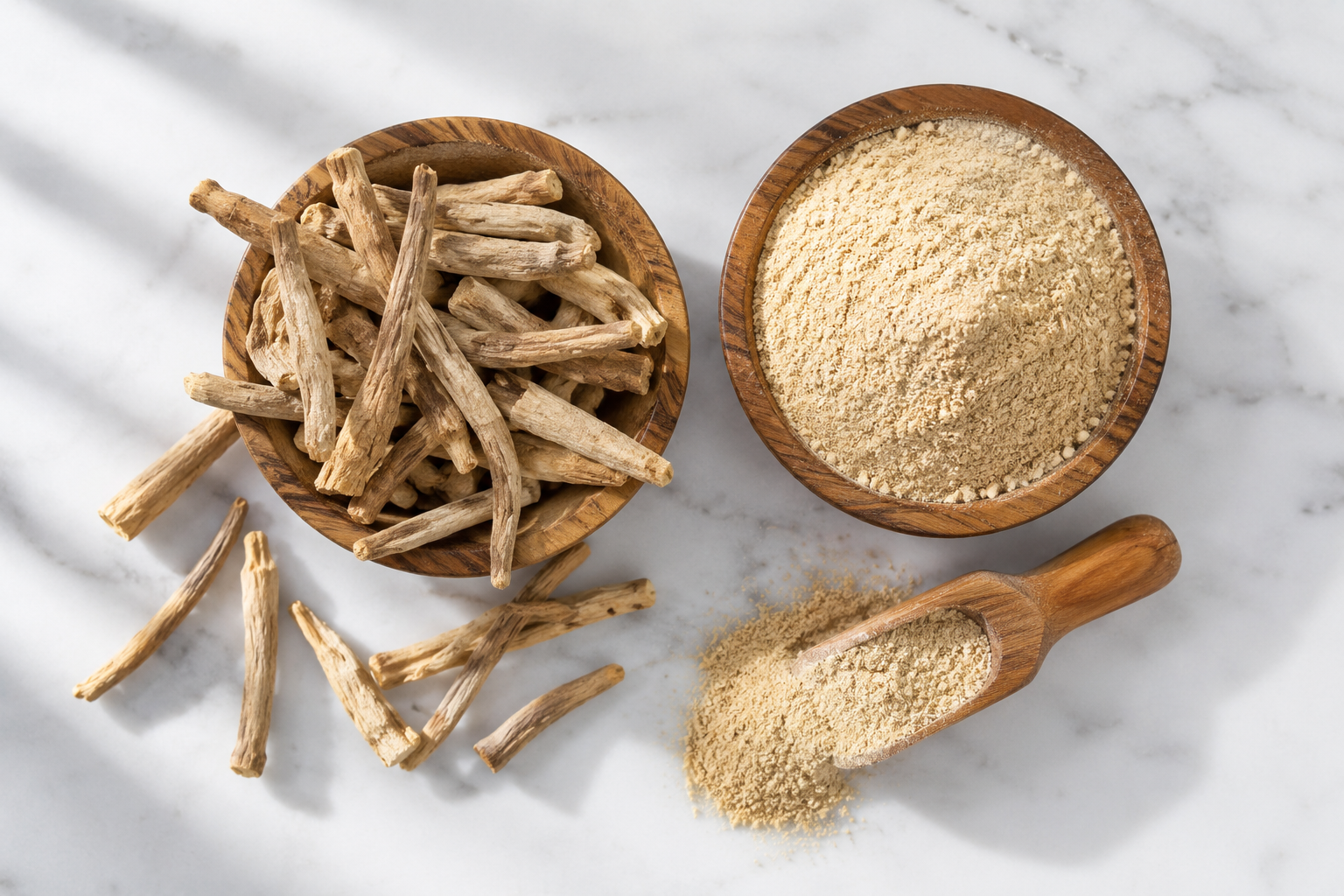 Ashwagandha Powder - Pure Natural Light Brown Powder, Ayurvedic Adaptogen for Stress Relief and Immunity