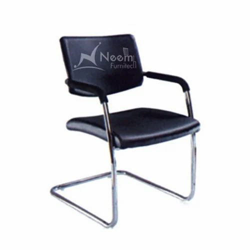 Black Leather Conference Chair