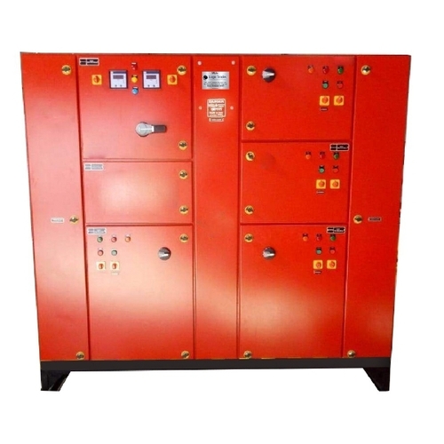 Fire Pump Control Panel - Color: Red