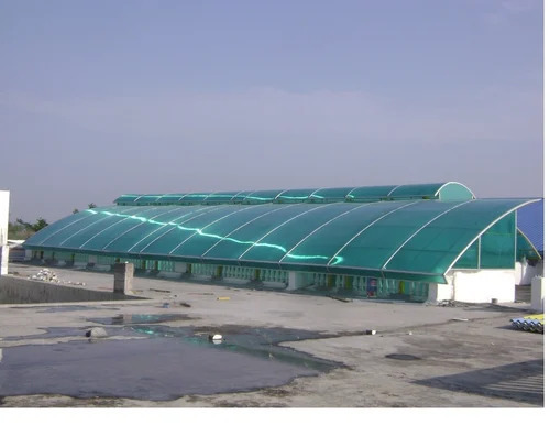 Green 4mm Polycarbonate Corrugated Sheet
