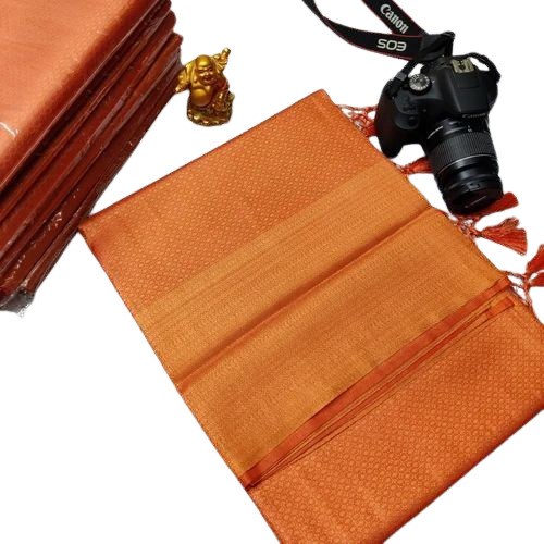 Party Wear Plain Silk Saree